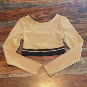 JoyLab Women's Top Cropped Pullover Long sleeve